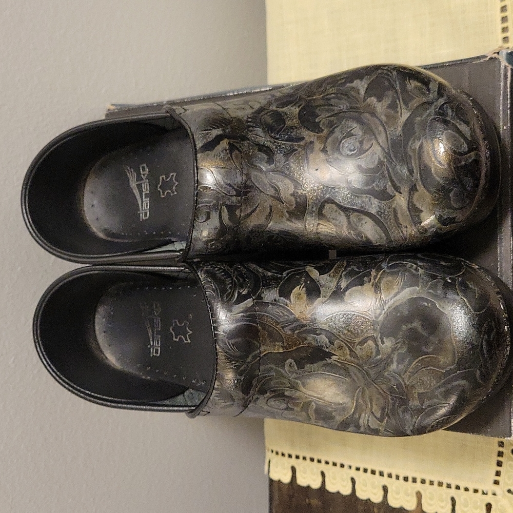 Dansko Professional Grey Floral Size 40 New